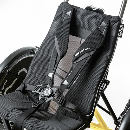 Hase Bikes Gurtsystem – mit Magnetverschluss – 5-Punktbefestigung